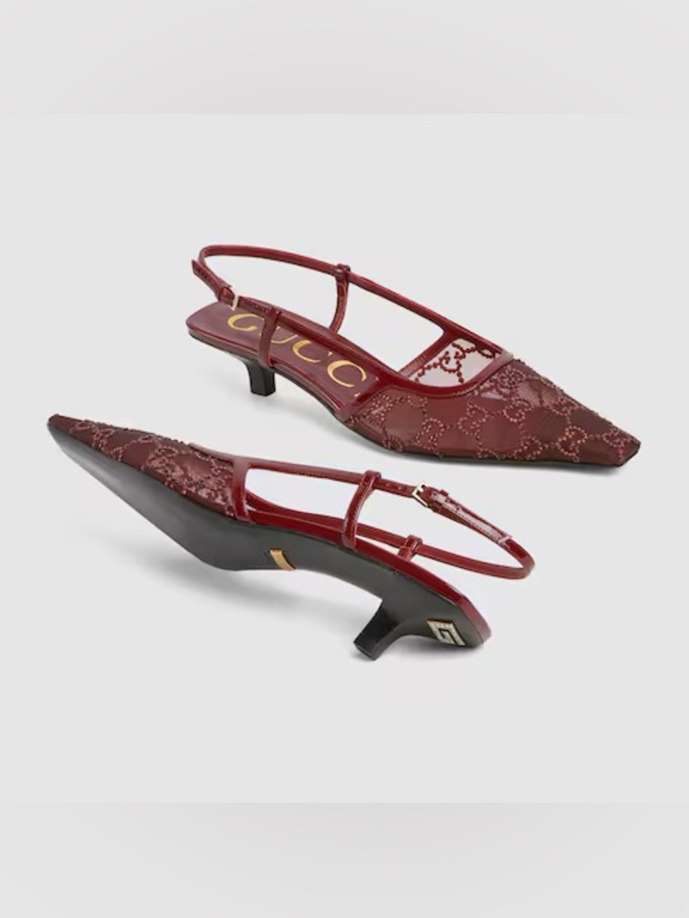 Gucci Mesh Slingback Size 40 - Picture 12 of 13